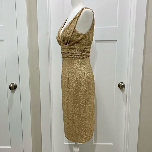 New Gorgeous Chiffon Sequins Cocktail Dress - Picture 3 of 15